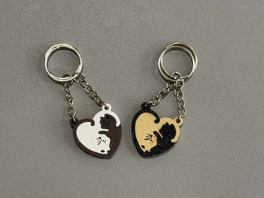 Kitten Cuddle Keyring