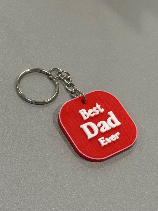 'Best Dad Ever' Keyring