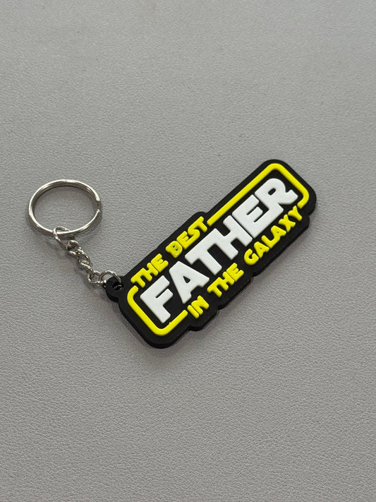 'Best Father in the Galaxy' Keyring