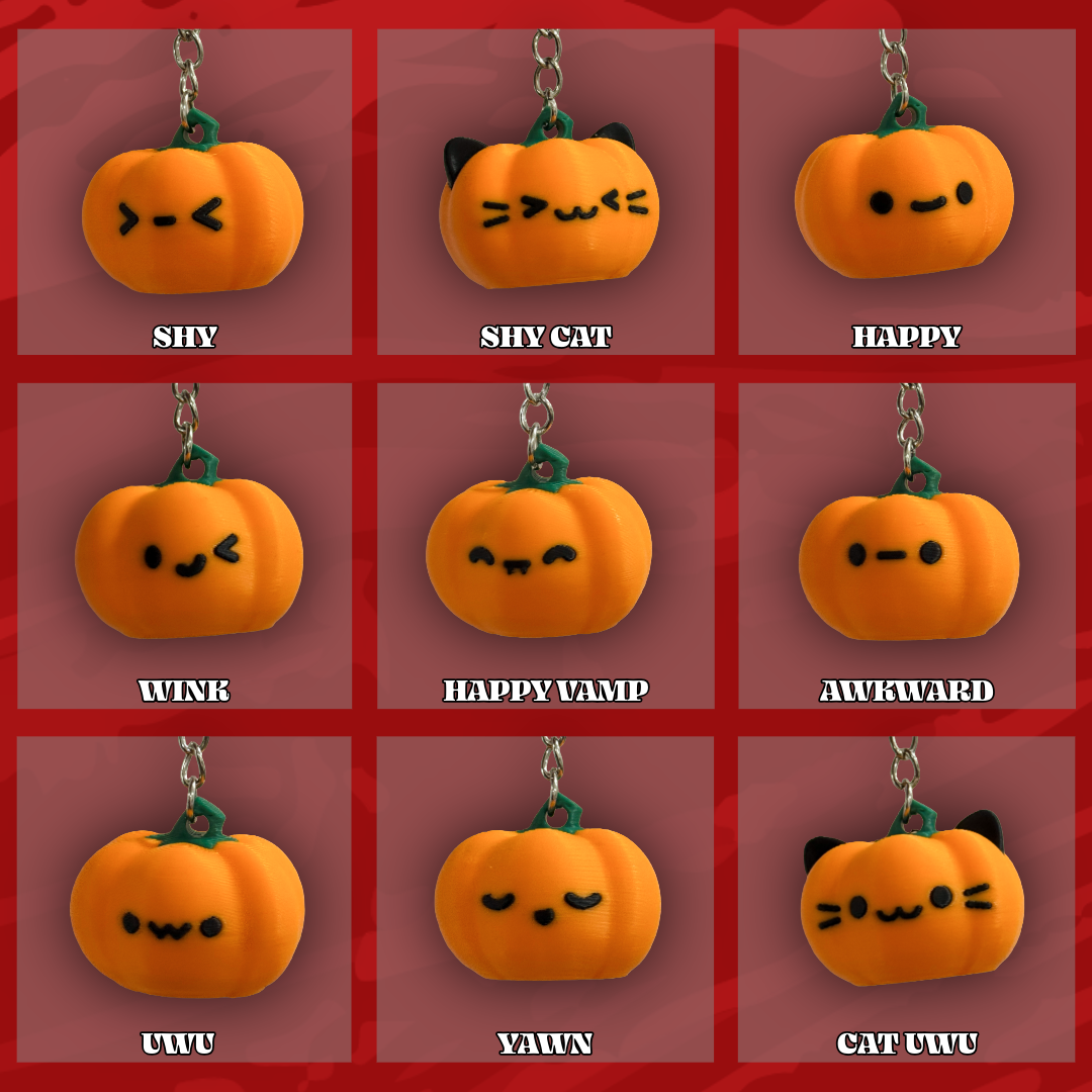 Pumpkin Keyrings