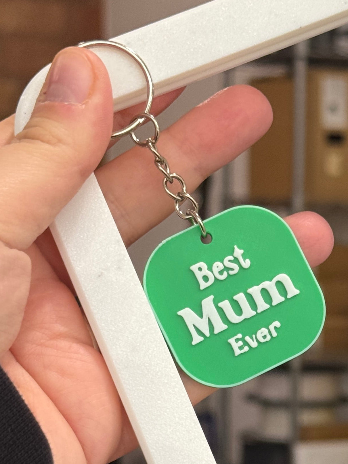 'Best Mum Ever' Keyring