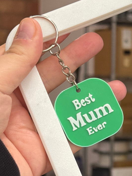 'Best Mum Ever' Keyring